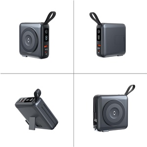 <span class=keywords><strong>2026</strong></span> Trendprodukte Neuheiten Tragbare Magnetische Kabellose Powerbank 10000mAh Schnellladung Mit Kabel Mobiles Zubehör - Product Image 1