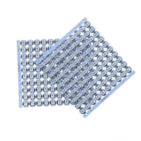 Panneau LED DC5V WS2812B, adressable individuellement, blanc/noir, PCB WS2812B, 10mm x 3mm, lot de 100 pièces, SMD5050 intégré