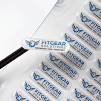 Autocollant en résine époxy 3D en forme de dôme personnalisé, durable, pour usage extérieur, étiquette de logo, autocollant adhésif pour emblème de voiture