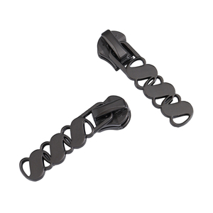 Glissières de fermeture éclair personnalisées en alliage de zinc étanche avec logo sur mesure pour sacs, chaussures et vestes - Product Image 2