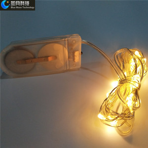 <span class=keywords><strong>BlueMoon</strong></span>-guirnalda de hojas de 3 metros, luz festiva CR2032 alimentada por batería, cadena de luces LED para decoración de fiesta de boda y Navidad - Product Image 6