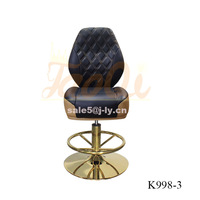 Chaise de casino, tabouret de bar pivotant réglable, table de jeu de poker, fente, chaise de bar VIP, base en métal, tabouret de bar OEM