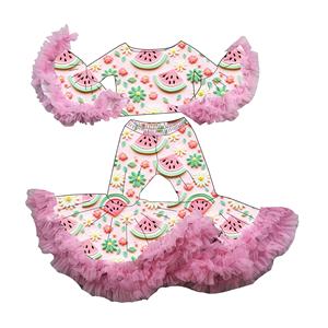 Set di Abbigliamento <span class=keywords><strong>Casual</strong></span> per Bambine DH ODM, Due Pezzi per Tutte le Stagioni, con Stampa Soffice sulle Spalle, in Spandex/Fibra di Bambù, Morbido Abbigliamento per Bambini - Product Image 6