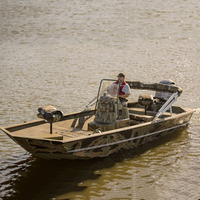 Vente directe d'usine nouveau bateau de pêche en aluminium soudé de 20 pieds avec grande boîte de rangement