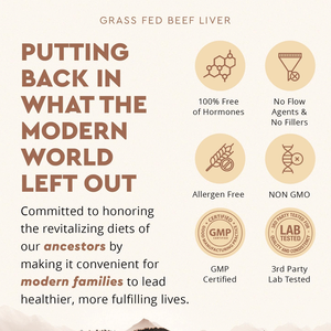Capsules de foie de boeuf nourri à l'herbe biologique pour l'immunité et le soutien énergétique