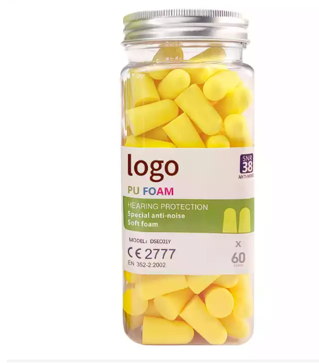 Soft Foam PU Ear Plugs Noise Cancelling Sound-proof Sleeping Earplugs with Low Rebound Ear Protection