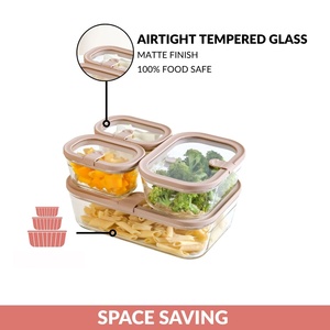 Recipiente de Vidrio para Almacenamiento de Alimentos con Tapa de Vidrio - Product Image 2