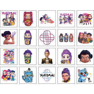 Pegatina <span class=keywords><strong>de</strong></span> <span class=keywords><strong>tatuaje</strong></span> <span class=keywords><strong>de</strong></span> papel <span class=keywords><strong>de</strong></span> transferencia <span class=keywords><strong>de</strong></span> agua para niños con diseño <span class=keywords><strong>de</strong></span> dibujos animados <span class=keywords><strong>de</strong></span> cazador <span class=keywords><strong>de</strong></span> brujas - Product Image 2