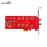 Cartão Sintonizador de TV Octa DVB-T2/C2/T/C(J.83A/B/C)/ISDB-T/C/ATSC1.0 com Interface PCI-Express TBS6209Se