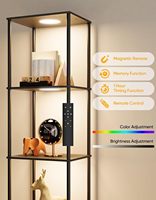 Présentoir d'angle personnalisé lampe de chevet LED debout pour hôtel lampadaire E27 avec ampoule à filament LED décor pour salon