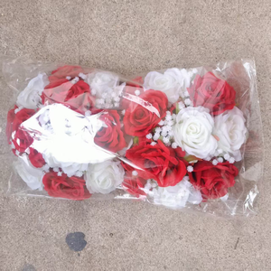 Centro de Mesa de Rosas Rosadas de Diseño para Bodas, Decoración de San Valentín, Ramo para Fiestas de Cumpleaños, Arreglo Floral para el Hogar - Product Image 2