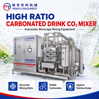 Mélangeur automatique de boissons gazeuses au CO2 en acier inoxydable 304, machine de mélange de gaz pour ligne de production de boissons gazeuses, fabricant