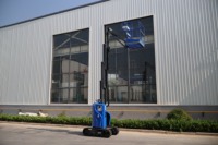 Plateforme élévatrice électrique sur chenilles en acier Berui AMWP9C 7100, hauteur de plateforme maximale 9m, équipement de travail aérien mobile