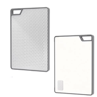 Planche à découper en PP à paille antibactérienne antidérapante double face en acier inoxydable 304 transfrontalière pour la coupe de fruits de cuisine alimentaire