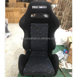 Asiento Recaro de Tela de Gamuza con Diseño de Piña, Más Vendido, con Espuma Viscoelástica, Reclinable, Tipo Bucket, Asiento de Carreras - Product Image 4