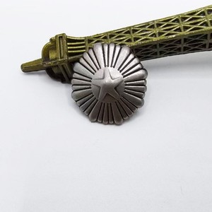 Metal 16mm estrella <span class=keywords><strong>remaches</strong></span> tachuelas picos puntos botones cuero para cinturón ropa accesorio vástago redondo plata antigua - Product Image 3