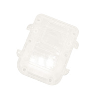 Set di Involucri Elettronici in Plastica Trasparente Personalizzati, Guscio Trasparente Stampato a Iniezione con Supporti per Viti