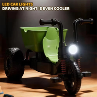 Tricycle télécommandé LH-C111S 2.4G, jouet à chevaucher en forme de mouton, véhicule RC en ABS+PP avec lumières LED, voiture RC tout-terrain