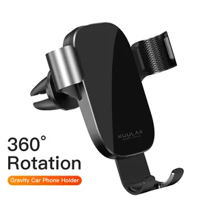 Hot Selling 2023 Car Mount Cell Phone Holder Air Vent Clip Gravity Lock Rotatable and Retractable Car Phone Holder