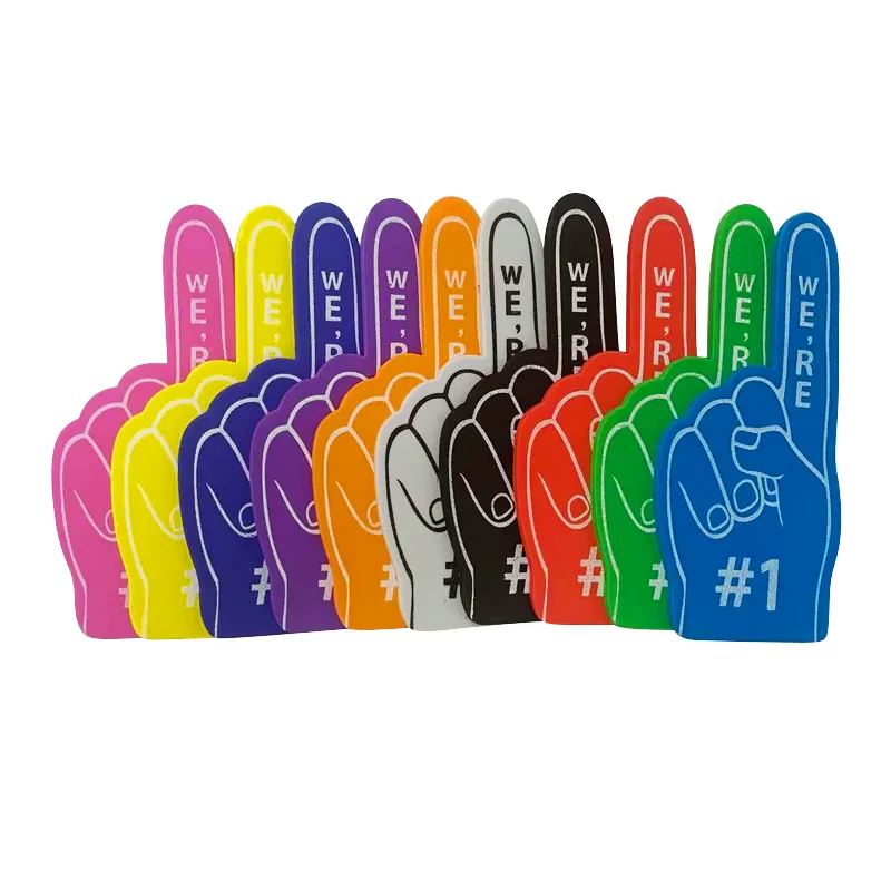 Accepts Small Quantities Of Custom Mini Sports Games Cheering EVA Foam Finger Hand