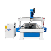 Máquina Router CNC de 4 Ejes Jinan Mosencnc con Eje Rotatorio en la Mesa, Grabador Versátil para Piezas Planas y Cilíndricas