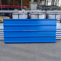 Feuerfester Eps Sandwich Schall dichter isolierter Stahl 50mm Ral 9002 Eps Sandwich Panel Konstruktion Eps Styropor Blech wand