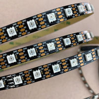 Lampu Strip LED WS2815 DC12V RGBIC Individual Addressable Dual Signal Anti-putus 30 60 144 LED Programmable RGB