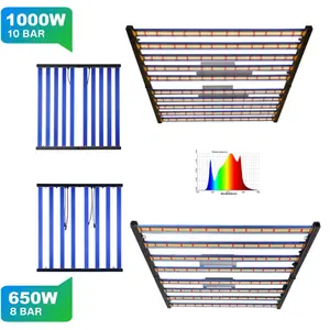 Meijiu 1988-650W Crescer Luzes Led Samsung Indoor Plant Crescer Luz Espectro Completo Luz De Agricultura Vertical