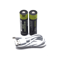 Batterie Li-ion 21700 USB 3.7V 5000mAh INR21700 Micro USB, charge rapide, fabrication OEM, batterie rechargeable au lithium-ion 3.7V