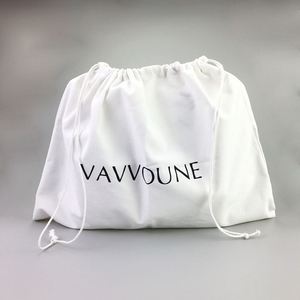 Pochette en coton recyclable de haute qualité avec logo personnalisé, sac de rangement écologique avec impression sérigraphique pour autocollants de bougies, cadeaux - Product Image 3