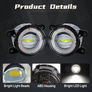 Feux antibrouillard Angel Eye pour <span class=keywords><strong>Nissan</strong></span> Altima Sylphy Bluebird <span class=keywords><strong>Versa</strong></span> Urvan Note X-Trail T30 Rogue T32 Fuga Y50, feux de jour à LED - Product Image 4