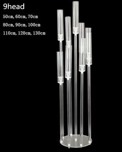 เชิงเทียนอะคริลิคใสตกแต่งโต๊ะปาร์ตี้แต่งงานแขน10ข้าง - Product Image 2