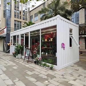 Container House Commercial Street Mobile Container Kioscos para tiendas de té con leche y quioscos de aperitivos al aire libre para apartamentos Hoteles - Product Image 3