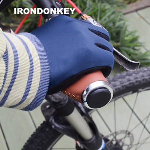 Irondonkey xe đạp leo núi Retro xử lý bìa PU da tay khâu chống trượt Bìa xử lý bao gồm các bộ phận xe đạp khác Xe Đạp <span class=keywords><strong>Grips</strong></span> - Product Image 5