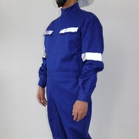 Haute qualité 100% l coton ignifuge et antistatique à manches longues ignifuge vêtements de travail FR uniforme
