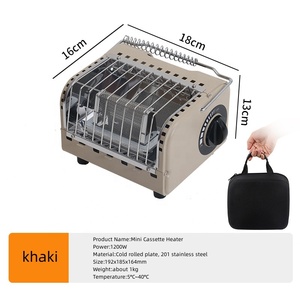 Piccolo riscaldatore <span class=keywords><strong>a</strong></span> <span class=keywords><strong>Gas</strong></span> esterno, portatile Mini riscaldamento esterno stufa <span class=keywords><strong>a</strong></span> <span class=keywords><strong>Gas</strong></span> con rastrelliera termica rimovibile per <span class=keywords><strong>campeggio</strong></span> Picnic - Product Image 2