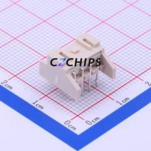 S04B-XASK-1(LF)(SN) Wire-to-Board Pin Header Bent Lead Through Hole,P=2.5mm Connector 1x4P 2.5mm Right Angle Insert XA - Product Image 2