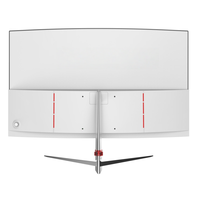 Moniteur d'ordinateur à panneau VA sans cadre incurvé de 27 pouces pour les jeux haute luminosité HDR 180Hz taux de rafraîchissement écran large USB LCD DP