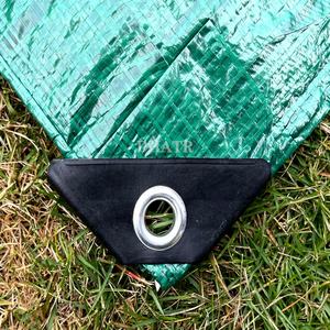 उच्च गुणवत्ता निविड़ अंधकार प्लास्टिक प्रबलित ग्रीन पीई तिरपाल आउटडोर उद्यान शामियाना कार ट्रक कवर तम्बू प्लास्टिक शीट के लिए बिक्री - Product Image 2