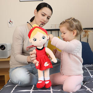 Fábrica al por mayor 43cm <span class=keywords><strong>personalizado</strong></span> OEM <span class=keywords><strong>personalizado</strong></span> bebé niña africana peluche trapo muñeca personalizada negro Hada muñeca bebé acompañar - Product Image 5