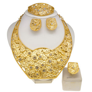 Yulaili – <span class=keywords><strong>collier</strong></span> de mariage marocain pour femme, bijoux bon marché, dubaï, or 18k, grand ensemble de bijoux pour femme de fête, vente en gros - Product Image 2