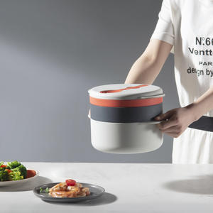 Olla Arrocera Multifuncional T231 Nueva para Horno de Microondas, Olla de Dos Capas para Verduras, para el Hogar y Restaurantes, Venta al por Mayor - Product Image 4