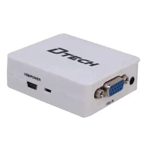 DTECH (high) 저 (frequency HD 1080 마력 vga to hdmi audio video 자료 (msds) converter