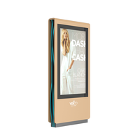 Lecteur vidéo publicitaire double face avec écran tactile LCD intérieur