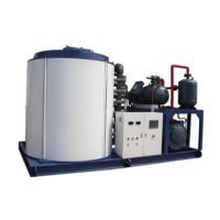 Machine à glace en paillettes 30T, équipement industriel robuste pour la production de glace en paillettes, idéale pour les marchés de fruits de mer, les projets de béton et la conservation des aliments frais