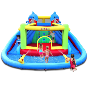 Bán Hot <span class=keywords><strong>Inflatable</strong></span> trượt nước với hồ bơi cho trẻ em 'nước chơi đồ chơi hoạt động ngoài trời và trò chơi - Product Image 1