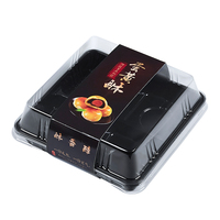Kotak Sandwich Mini PET Transparan, Kotak Penyimpanan Makanan Plastik, Buatan Guangdong, Kotak Takoyaki