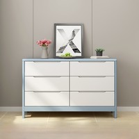 Commode en bois massif sur mesure pour chambre à coucher avec tiroirs