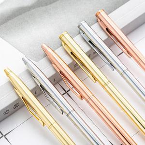 Metal Slim Plating <b>Gold</b> Ballpoint <b>Pen</b> UV Printing Portable Design for Office Promotion Hotel Giveaway Gifts Custom Logo - Product Image 3