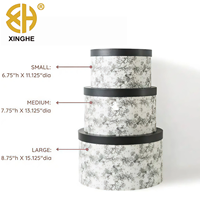 Boîte rigide en papier recyclable pour chapeau floral pour femmes, imprimée sur mesure avec impression UV et estampage à chaud, emballage cadeau